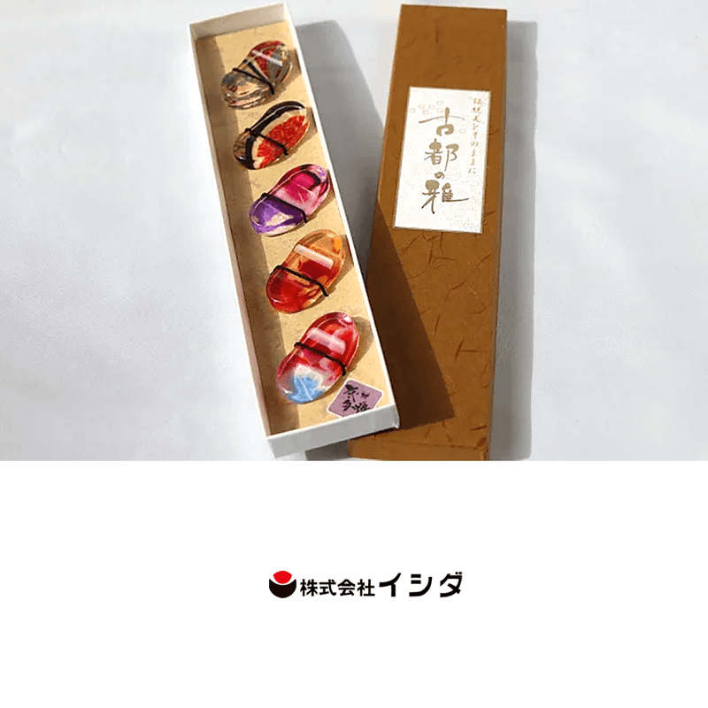 Ishida Kyo-Yuzen Chopstick Rest Set - 5-Piece