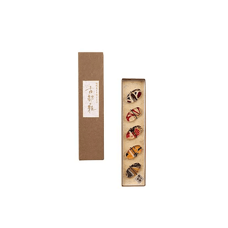 Ishida Kyo-Yuzen 5-Piece Chopstick Rest Set