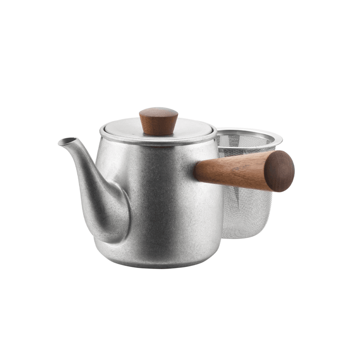 Miyaco Classic Stainless Steel Teapot 380ml - Made in Japan With Stainless Steel Filter