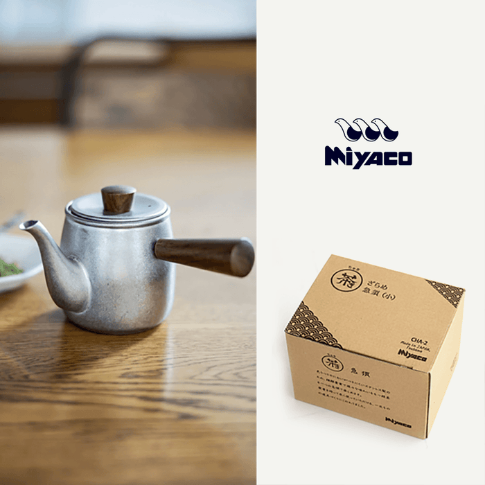 Miyaco Classic Stainless Steel Teapot 380ml - Made in Japan: In A Box.