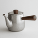 Miyaco Classic Stainless Steel Teapot 380ml - Made in Japan: Raw Surface.