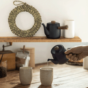 Miyaco Classic Stainless Steel Teapot Small Black - Made in Japan: more images