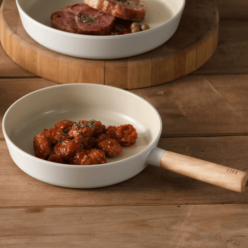 Neoflam Fika Ceramic Nonstick Induction Frypan - 24cm: on a table