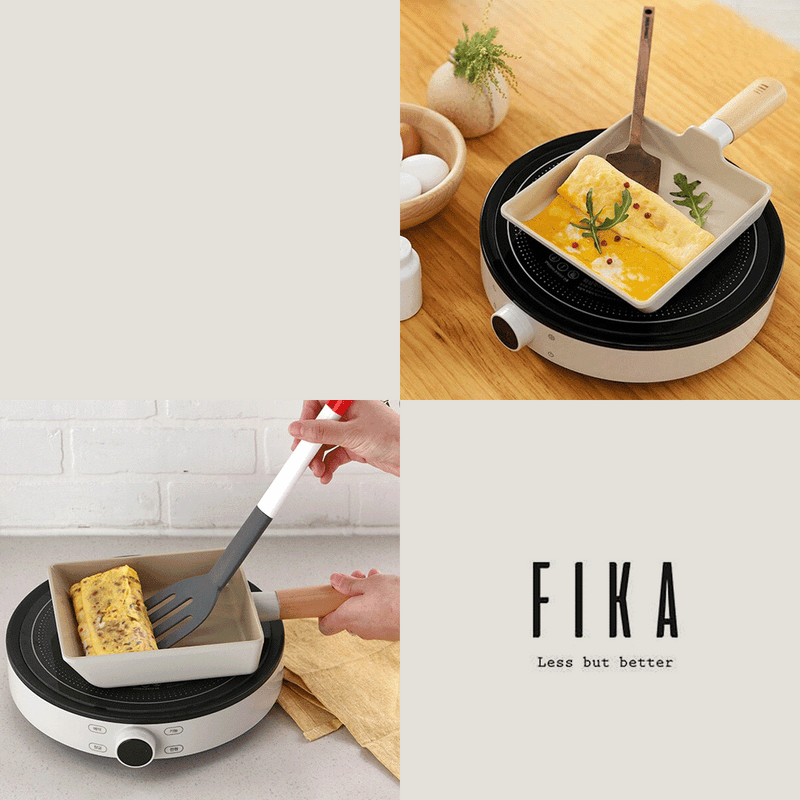 Neoflam Fika Ceramic Nonstick Omelette Pan - 15x18cm