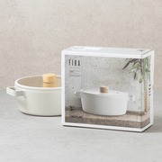 Neoflam Fika Ceramic Nonstick Induction Pot - 22cm: With box