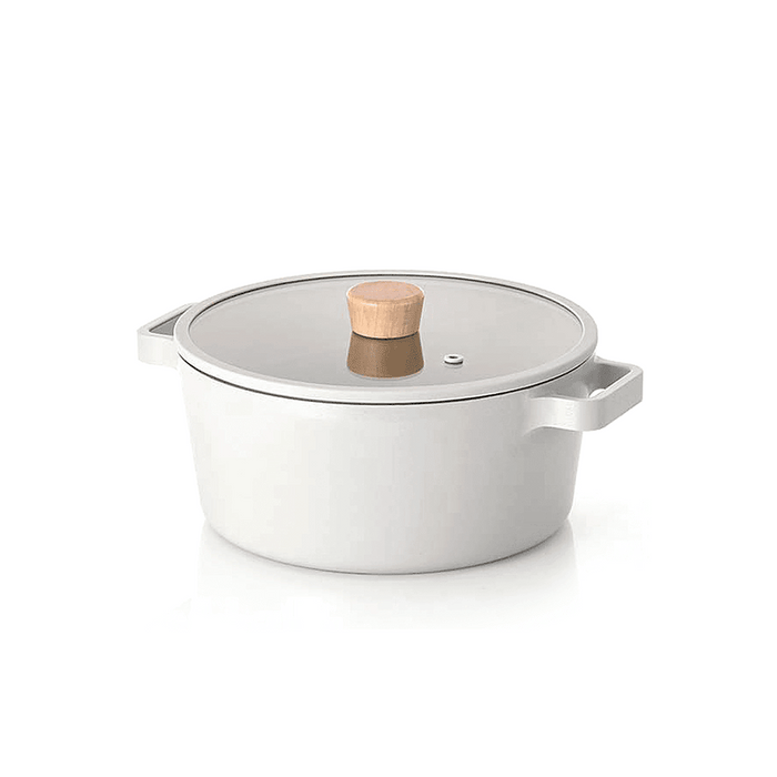 Neoflam Fika Ceramic Nonstick Induction Pot with Lid - 24cm (3.8L)