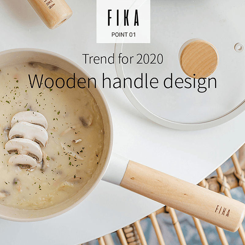 Neoflam Fika Ceramic Nonstick Induction Saucepan - 18cm 1.6L 2