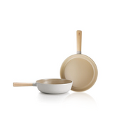 Neoflam Fika Ceramic Nonstick Induction Wok & Frypan Set