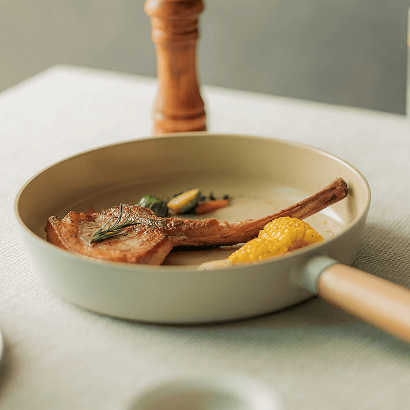 Neoflam Fika Ceramic Nonstick Induction Wok & Frypan Set