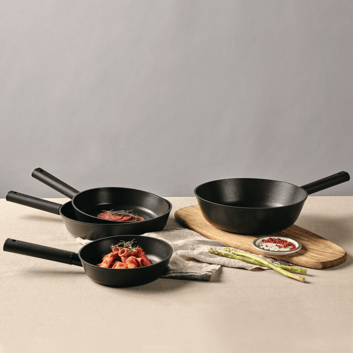 Neoflam Noblesse Ceramic Nonstick Induction Frypan - 24cm: On a table
