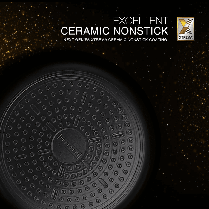 Neoflam Noblesse Ceramic Nonstick Induction Wok - 28cm: Material