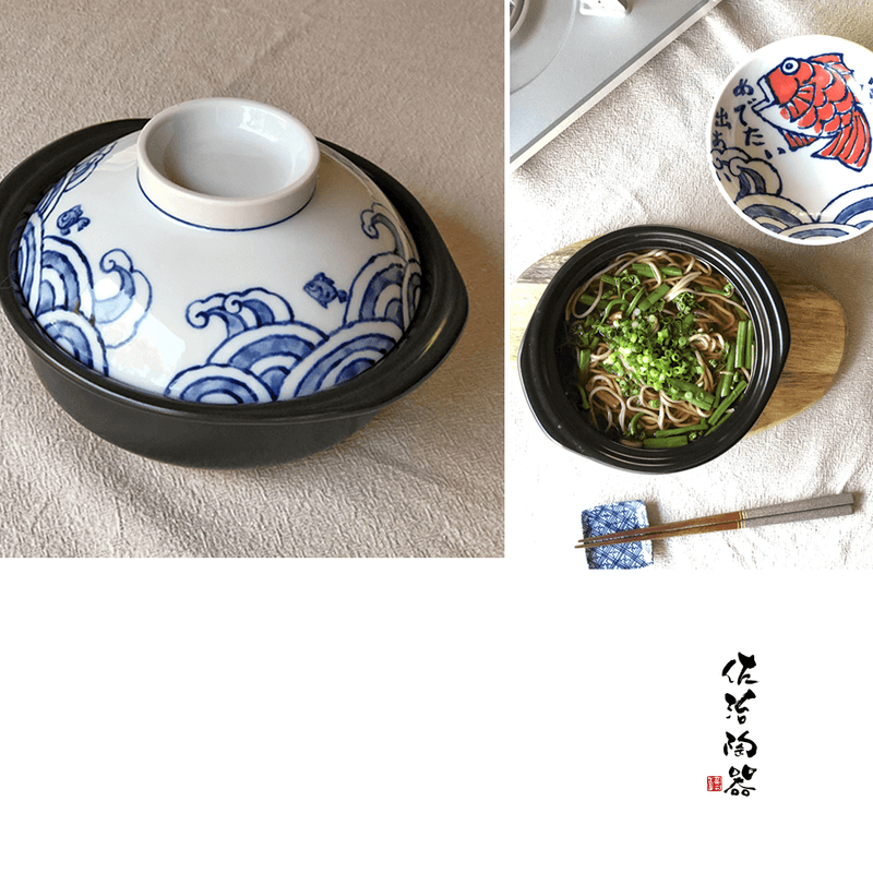 Saji Tairyoumaru Mini Donabe Japanese Clay Pot 18.5cm - Made in Japan 4