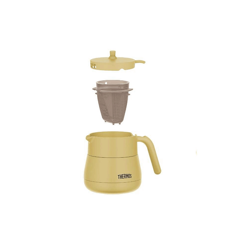 Thermos Vacuum Insulated Teapot 450ml Beige 3