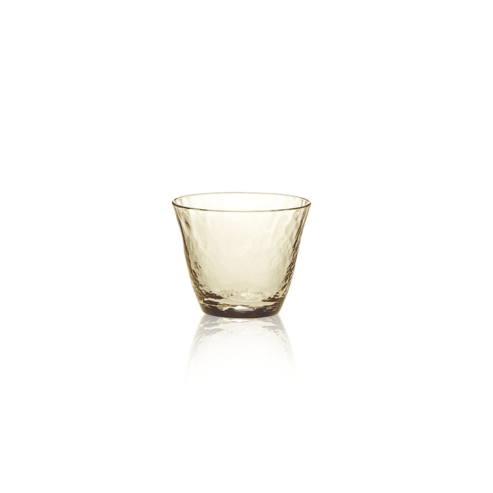 Toyo Sasaki Takasegawa Handmade Amber Sake Glass: Small