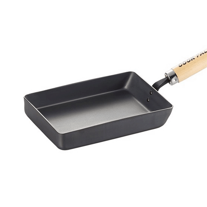 Yoshikawa Cook-Pal Ren Nitrided Carbon Steel Induction Omelette Pan - 18cm