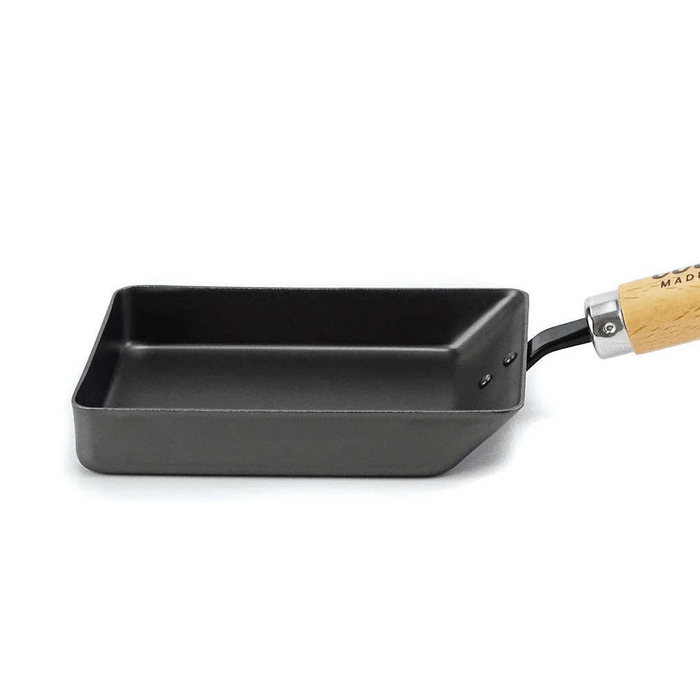 Yoshikawa Cook-Pal Ren Nitrided Carbon Steel Induction Omelette Pan - 18cm