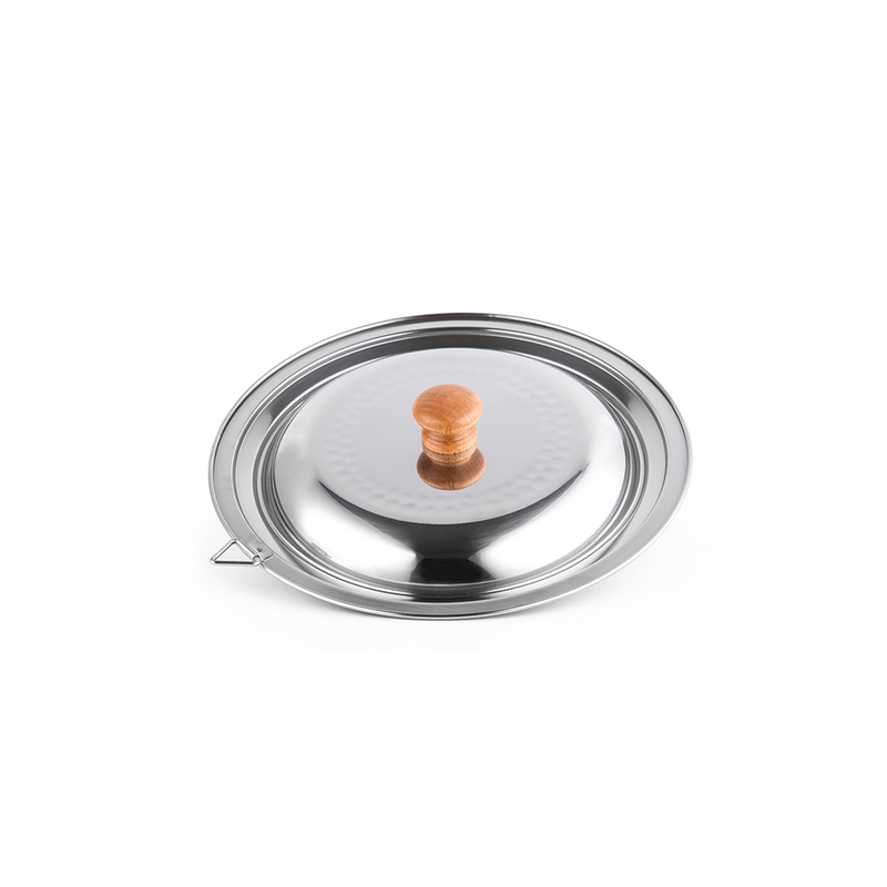 Yoshikawa Yukihira Saucepan 18cm with Strainer - Made in Japan:  Stainless steel lid