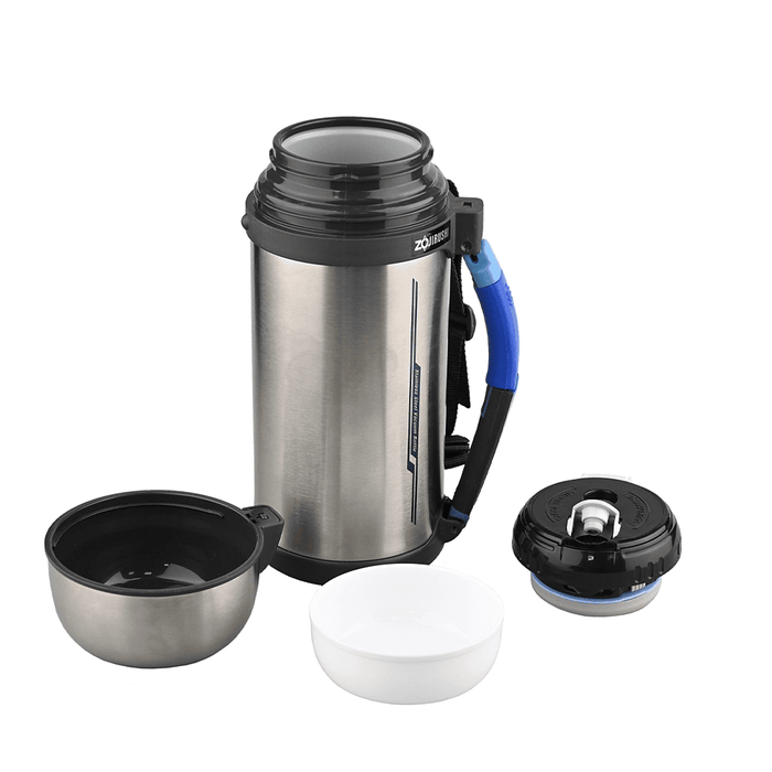 Zojirushi SF-CC13-XA Stainless Vacuum Insulated Mug 1.3L: With cup