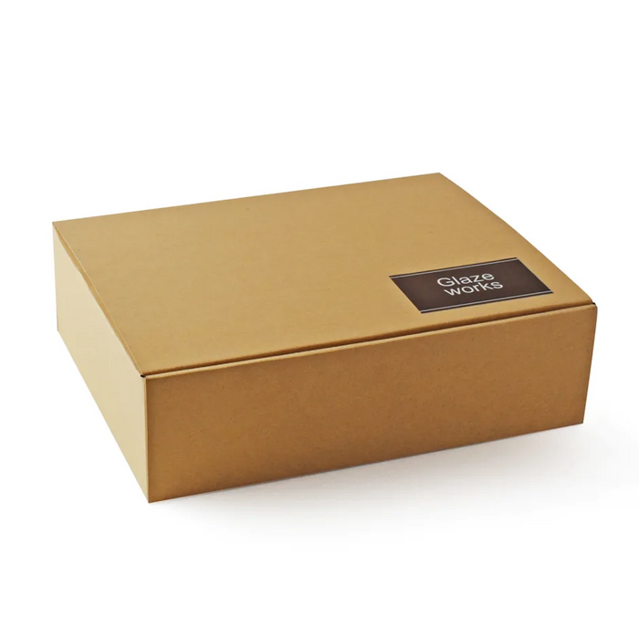 Aito Mino Yaki Glaze Coffee Cup & Saucer Set of 2: gift box packing