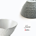 Aito Mino Yaki Lien White Floral Pattern Bowls - Set of 2. Bottom.