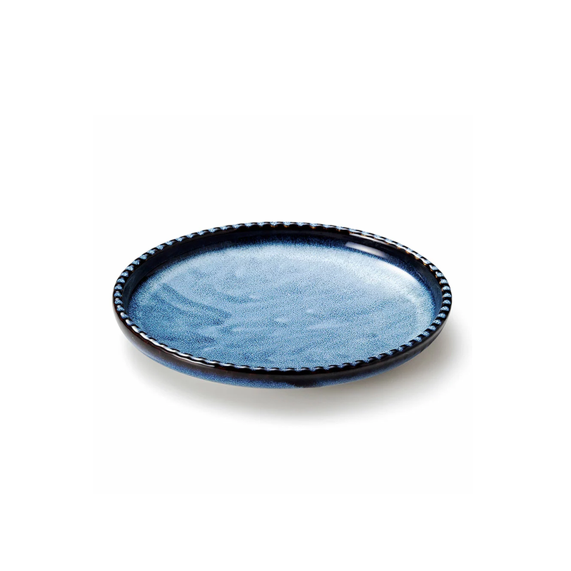 Aito Mino Yaki Ridge Series Dinner Plate - Blue

