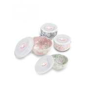 Aito Mino Yaki Uno Chiyo Blossom 8-Piece Bowl Set