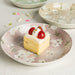 Aito Mino Yaki Uno Chiyo Blossom Dinner Plates - Set of 2. With dessert.