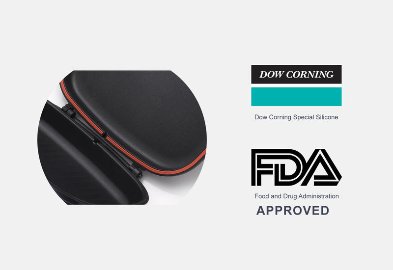 Happycall Double Pan 2.0 (Detachable) Jumbo Grill - Navy Blue. FDA approved.
