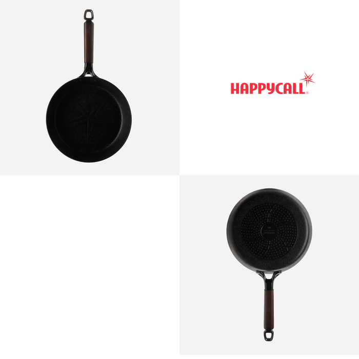 Happycall Noire Titanium Plus Nonstick Induction Wok 26cm: back angle