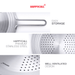 Happycall Stainless Steel Splatter Guard (22cm to 30cm): easy storage and well-ventilated design