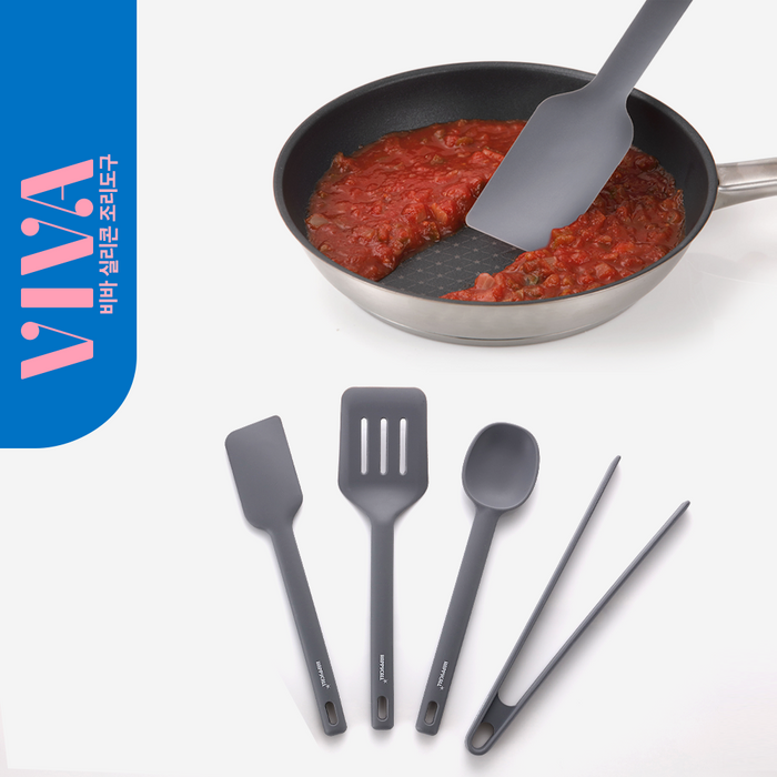 Happycall VIVA Silicone Spatula: safe to use on non-stick cookware