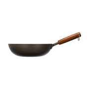 Hasemoto Pure Titanium Wok 30cm: side angle
