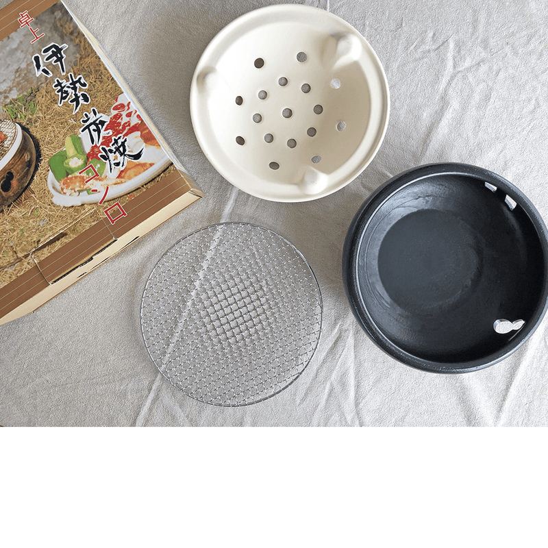 Ise Mizu Donabe Konro Grill - Size 10 - Brown