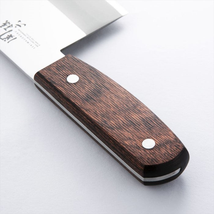 Kai Seki Magoroku Cleaver 175mm: laminated wood strengthen