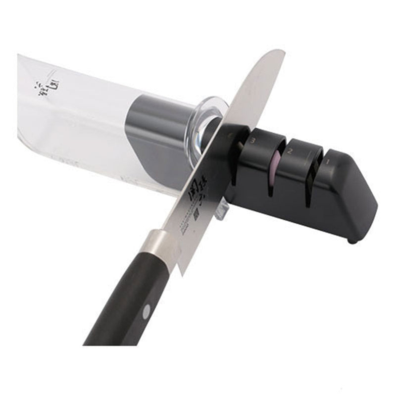 Kai Seki Magoroku Diamond and Ceramic Sharpener: 3 different kinds of slice to 1 piece of nature