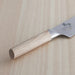 Kai Seki Magoroku High-carbon Japanese Santoku Knife 165mm: laminated wood strenghening