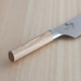 Kai Seki Magoroku High-carbon Japanese Nakiri Knife 165mm: laminated wood strengthening
