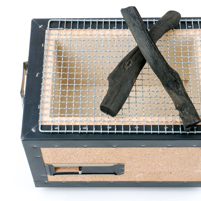 Okunoto Japanese Konro Grill 31cm Starter Set (2-4 People) / hibachi grill: air valve to adjust heat