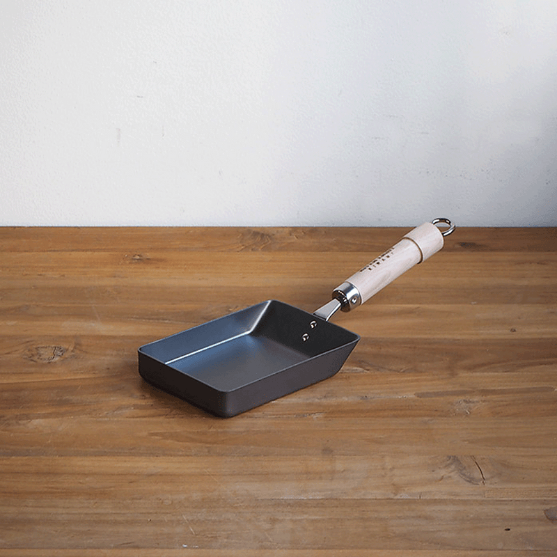 River Light Kiwame Nitrided Carbon Steel Induction Omelette Pan - 10x15cm