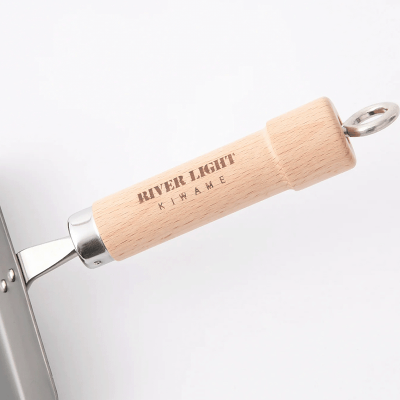 River Light Kiwame Nitrided Carbon Steel Induction Omelette Pan - 18x18cm Wide