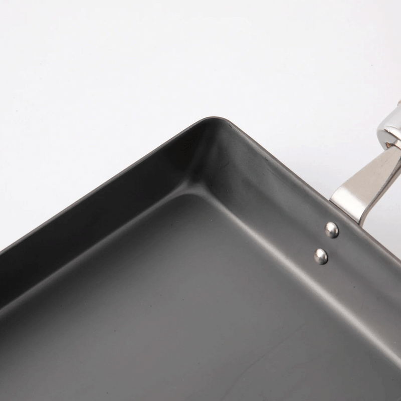 River Light Kiwame Nitrided Carbon Steel Induction Omelette Pan - 18x18cm Wide