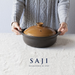 Saji Thermatec IH Donabe Japanese Clay Pot 25cm (Size 8): On dining table