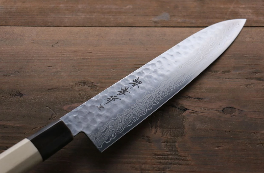 Sakai Takayuki 45 Layer Damascus Japanese Chef Knife 210mm: Octagonal Walnut Wood