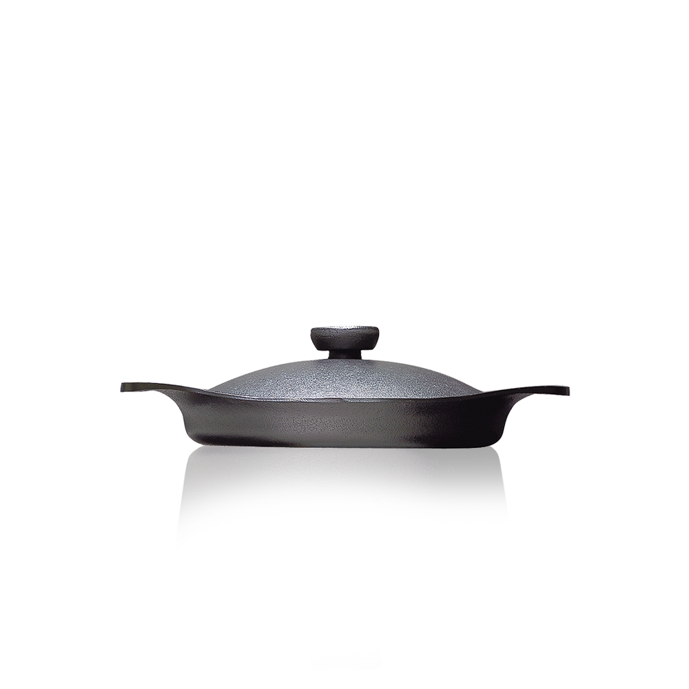Sori Yanagi Cast Iron Induction Griddle Pan with Lid 22cm — My
