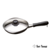 Sori Yanagi Pure Iron Induction Frypan 25cm with Stainless Steel Lid: Lid on frypan