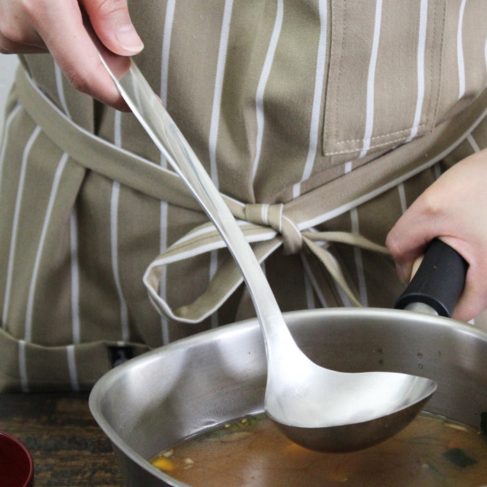 Sori Yanagi Stainless Steel 6-piece Utensil Set: Cooking soup