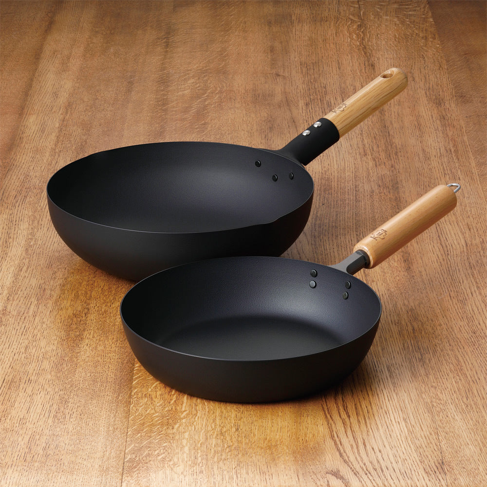 Takumi Japan Carbon Steel Induction Wok - 28cm — My Cookware