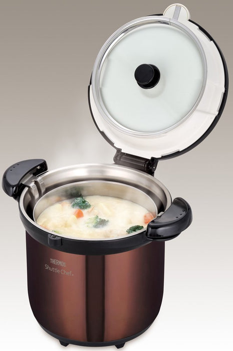 Thermos Shuttle Chef Thermal Cooker 4.5L Brown: Cooking stew