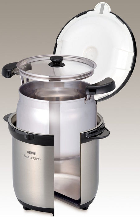 Thermos Shuttle Chef Thermal Cooker 4.5L Silver: Separate parts

