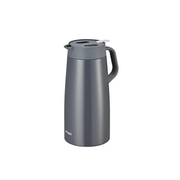 A studio photo of the Tiger PWO-A200HD stainless steel handy jug in dark grey, shown from a three-quarter angle highlighting its pour spout and handle.